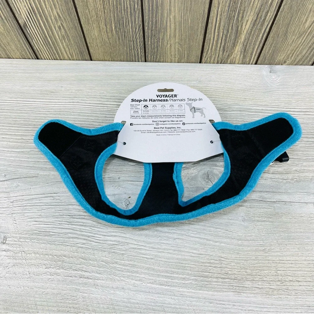 Voyager Step-In Air Dog Harness - All Weather Mesh Blue XS Size For Small Dogs